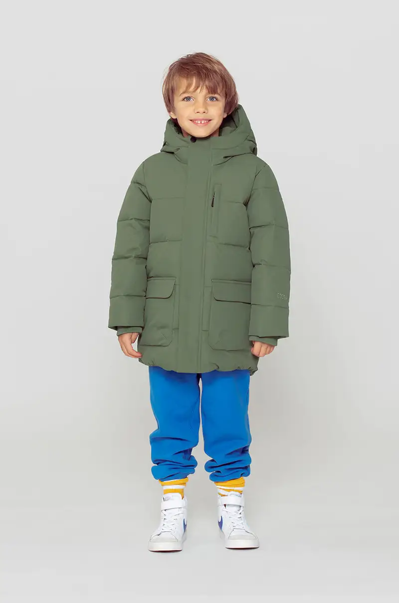 giacca per bambini TIGER EYE colore verde 242.9.1.506
