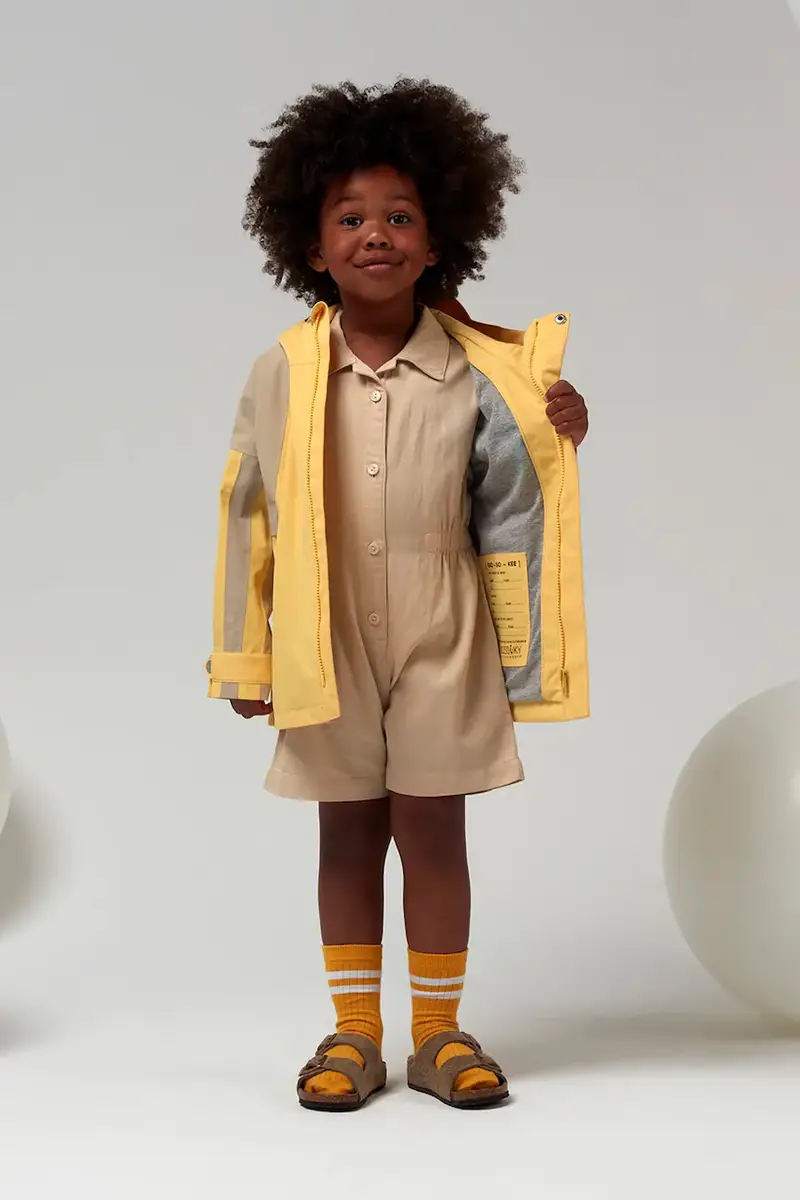 impermeabile bambino/a ROARING CAT colore giallo 251.9.1.585 miniatura 5