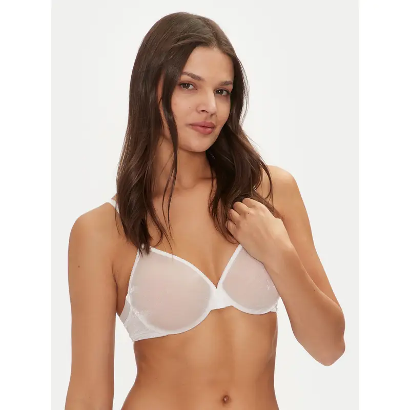 Reggiseno con ferretto Glossies Sheer Moulded 6271 Bianco