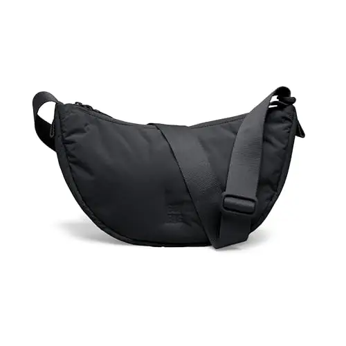 GOT BAG Moon Bag CLOUD | Borsa a Mezzaluna Puffy | Borsa Crossbody con Tracolla Regolabile