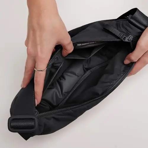 GOT BAG Moon Bag CLOUD | Borsa a Mezzaluna Puffy | Borsa Crossbody con Tracolla Regolabile miniatura 3