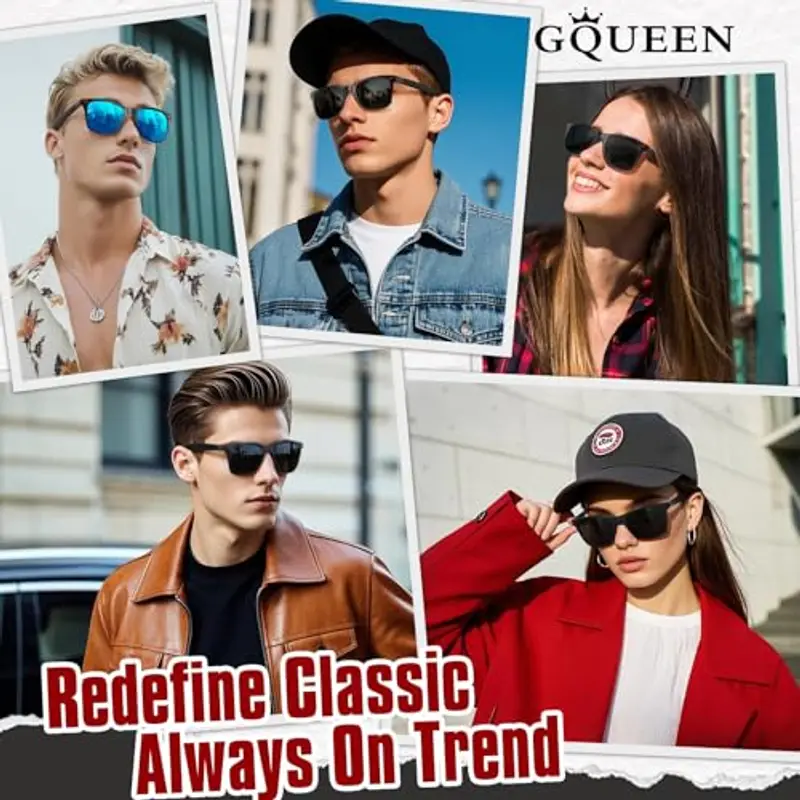 GQUEEN Occhiali da sole Donna Nero 802018 miniatura 2