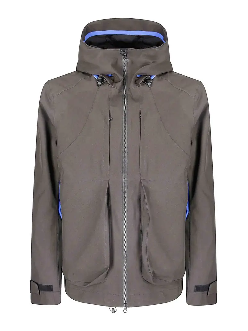 Felpa con cappuccio Skeleton Shell Li Grigio