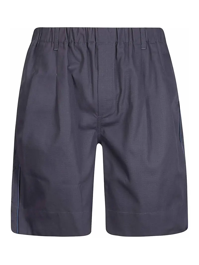 Pantaloncini Ripstop con bordino Grigio