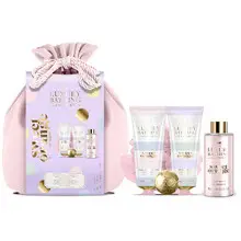 Set da bagno (arancia e ylang ylang) - Set regalo per la cura del corpo in una borsa