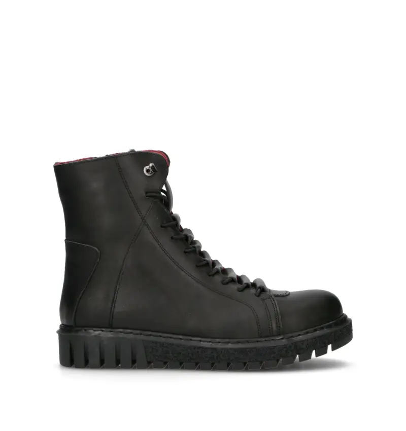 Polacco donna nero in pelle Vario