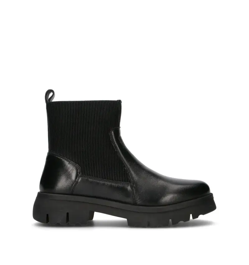 Tronchetto donna nero in pelle Vario