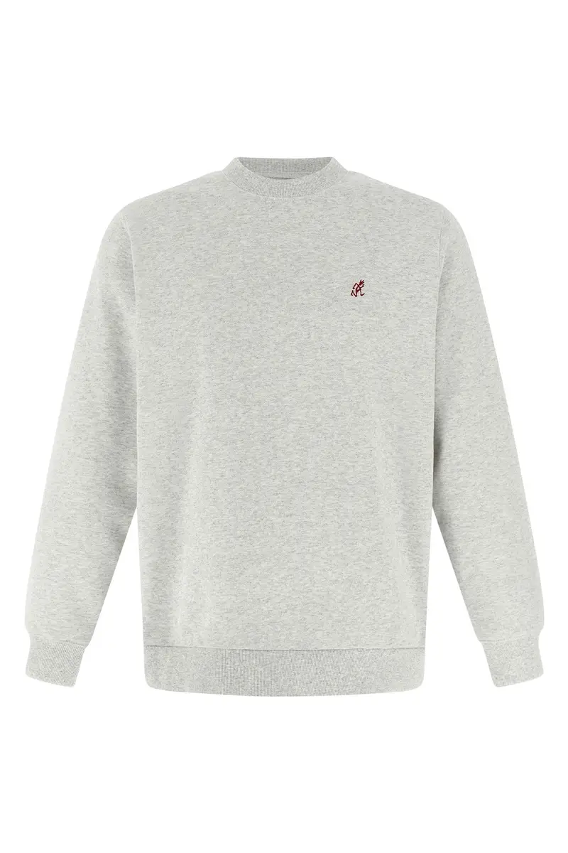 Felpa 'One Point Crew' Grigio