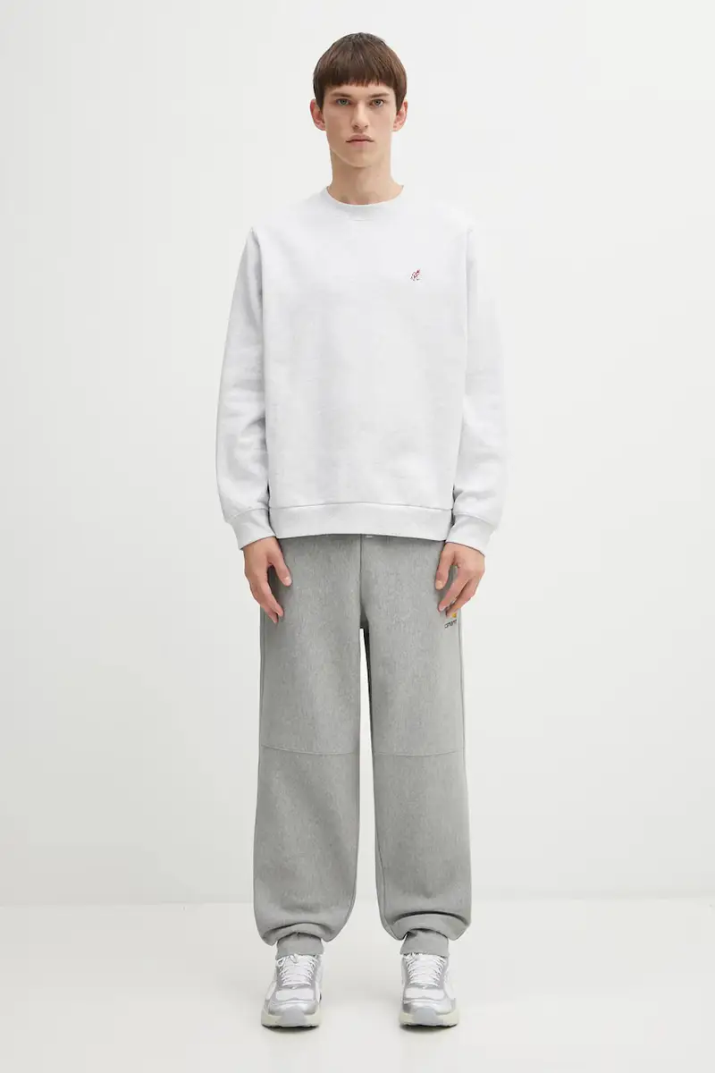 felpa One Point Crew uomo colore grigio G308.FT miniatura 5