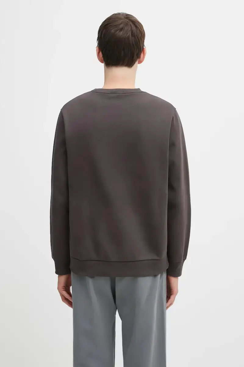 felpa One Point Crew uomo colore marrone G308.FT miniatura 3