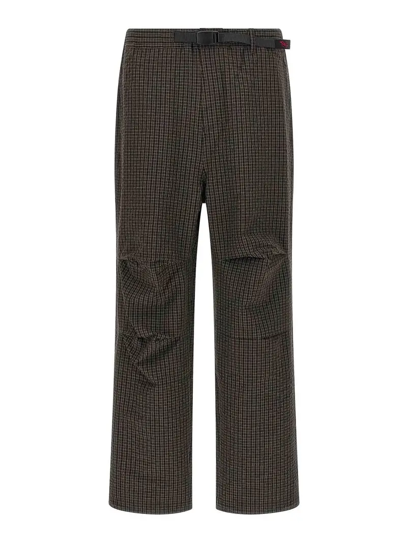 Pantaloni a quadri Northside Marrone