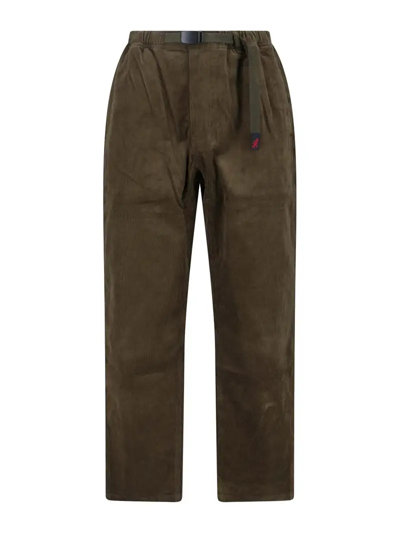 Pantaloni di velluto a coste Verde