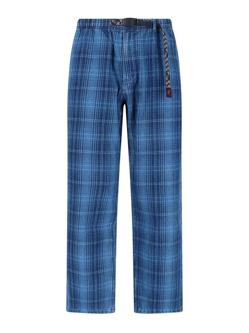 Pantaloni Dritti Blu