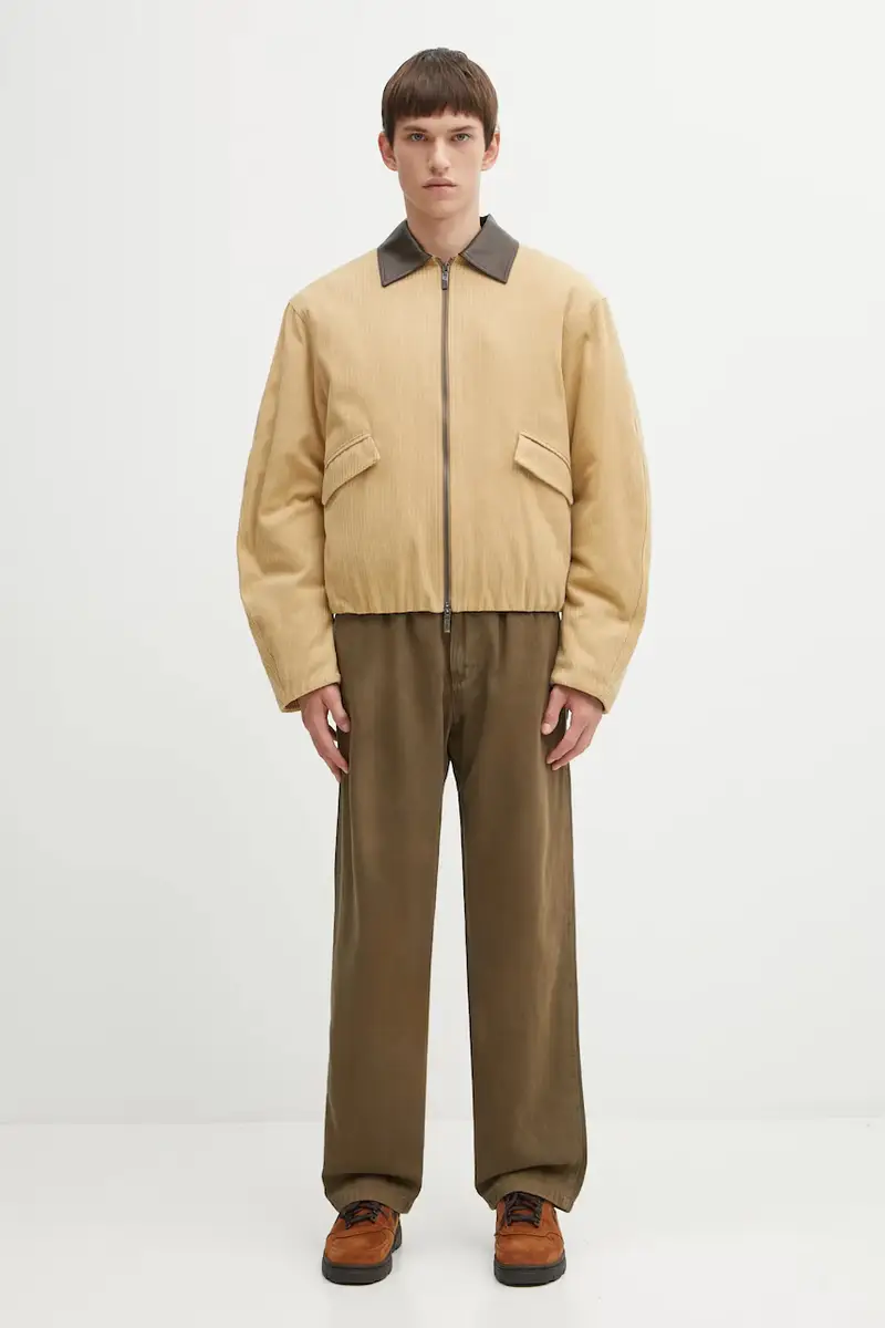 pantaloni Hemp Straight Fit uomo colore verde G5FM.P140 miniatura 5