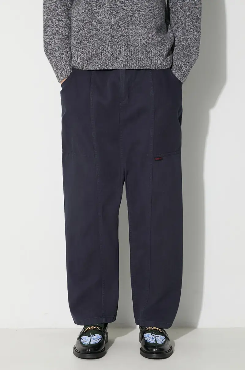 pantaloni in cotone Blu navy