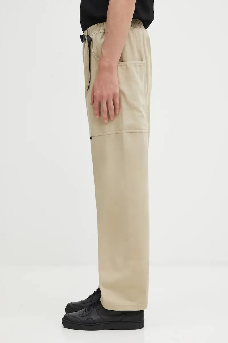 pantaloni in cotone Gadget Pant colore marrone G105.OGT Beige miniatura 2