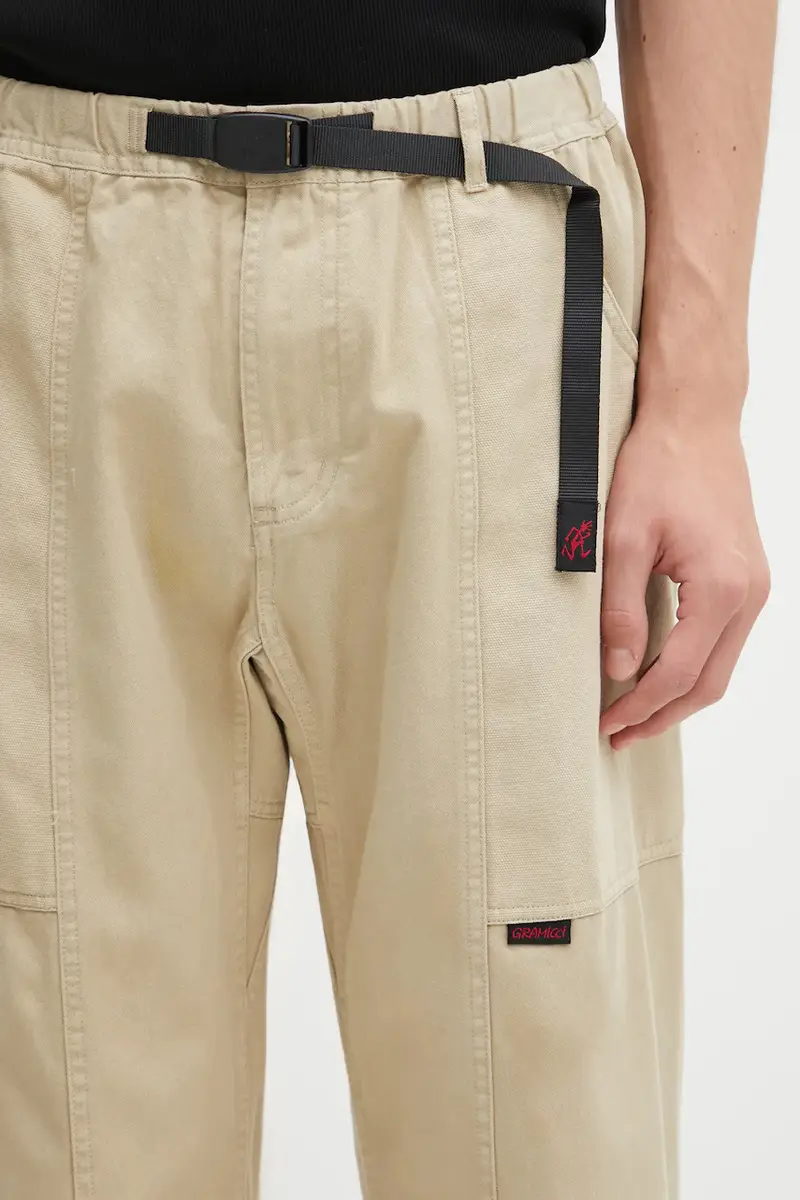pantaloni in cotone Gadget Pant colore marrone G105.OGT Beige miniatura 4