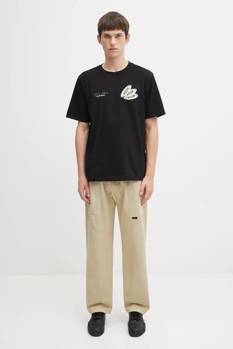 pantaloni in cotone Gadget Pant colore marrone G105.OGT Beige miniatura 5