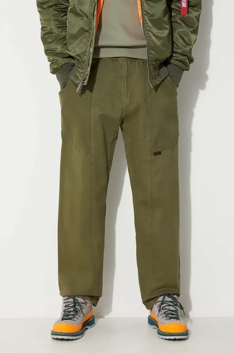 pantaloni in cotone Gadget Pant Verde