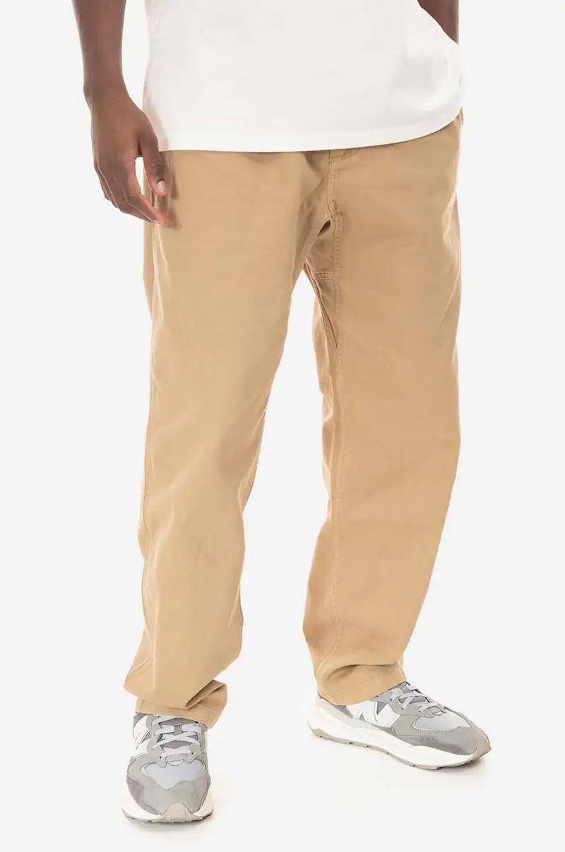 pantaloni in cotone Gramicci Pant Beige