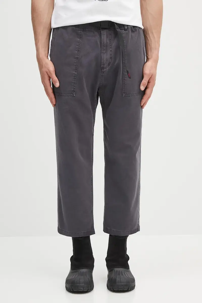 pantaloni in cotone Loose Tapered Pant colore verde Grigio