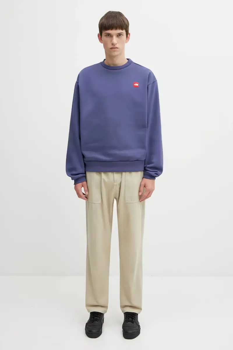 pantaloni in cotone Loose Tapered Ridge Pant colore verde G114.OGT Beige miniatura 5