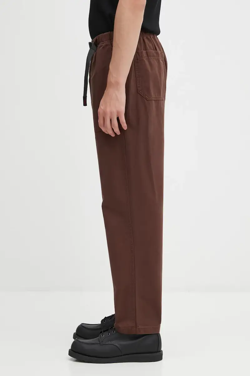 pantaloni in cotone Loose Tapered Ridge Pant colore verde G114.OGT Marrone miniatura 2