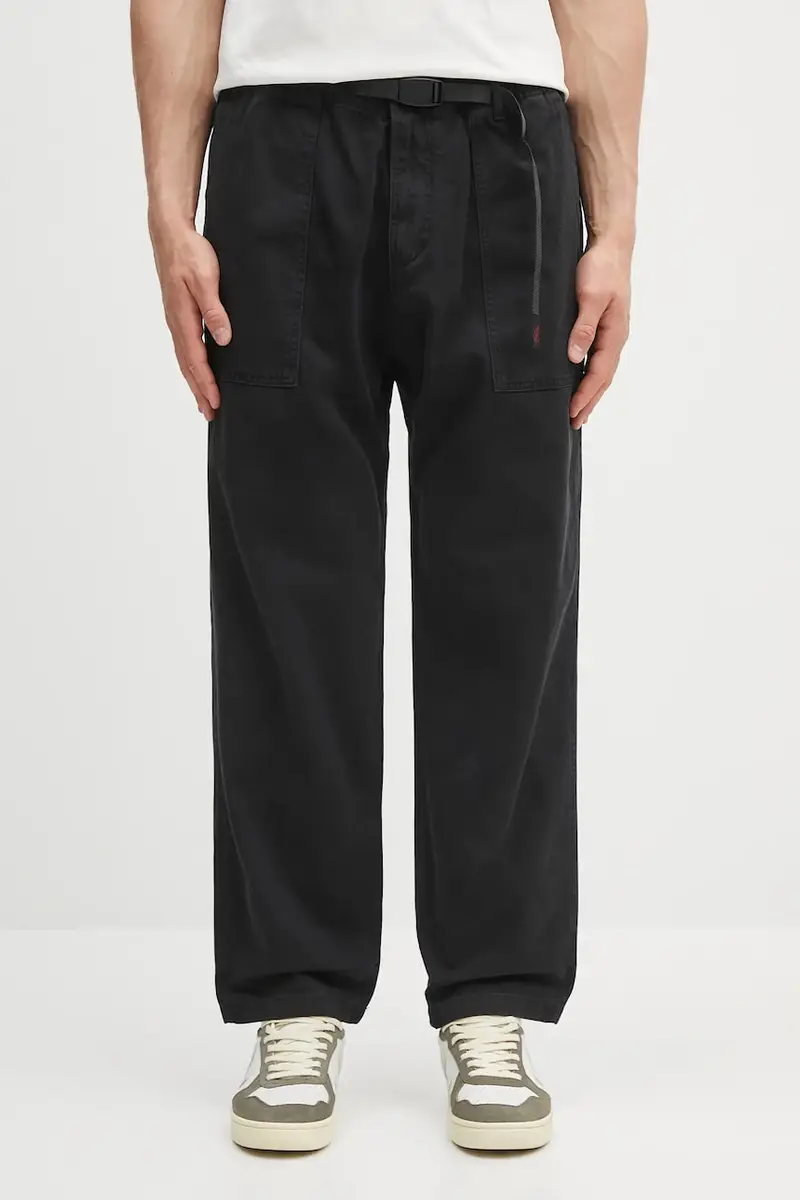 pantaloni in cotone Loose Tapered Ridge Pant colore verde G114.OGT Nero