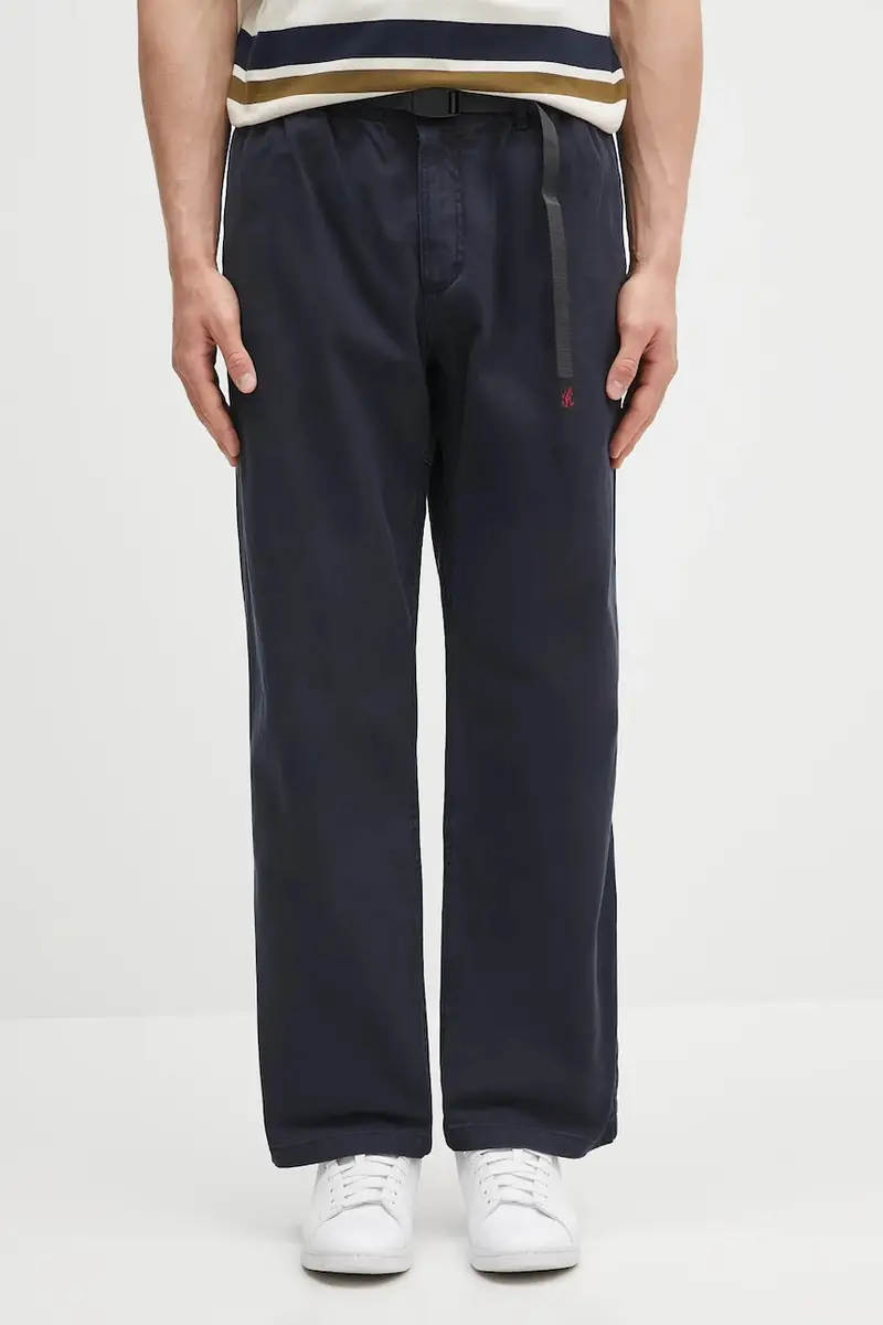 pantaloni in cotone Pant Straight Fit uomo colore blu navy G116.OGT