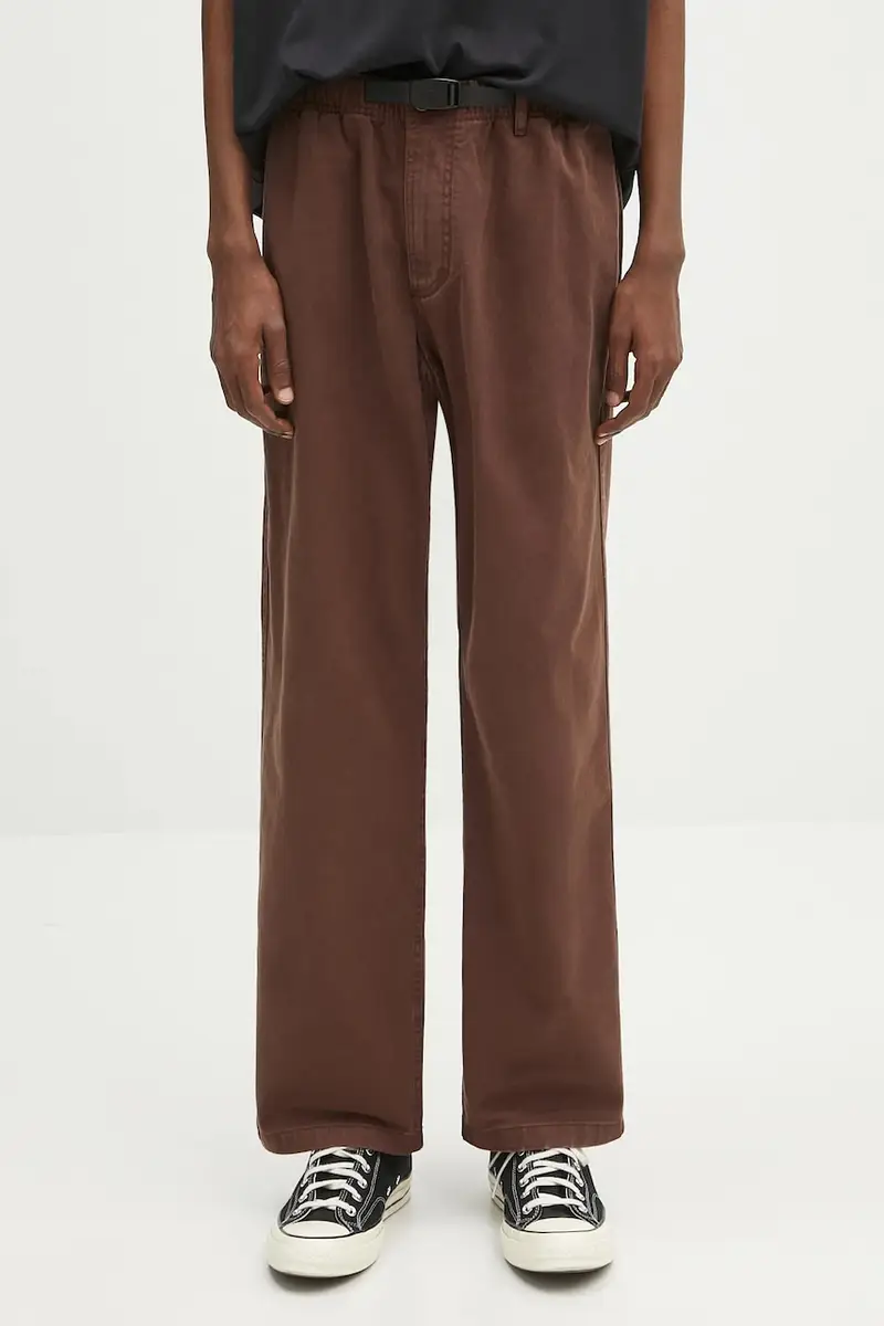 pantaloni in cotone Pant Straight Fit uomo colore marrone G116.OGT