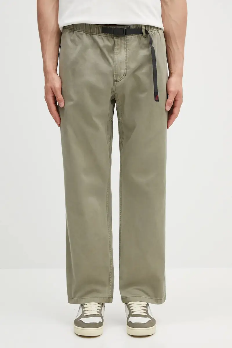 pantaloni in cotone Pant Straight Fit uomo colore verde G116.OGT