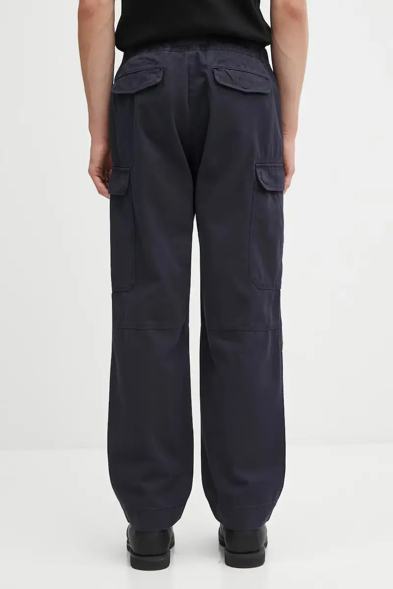 pantaloni in cotone Sierra Cargo uomo colore blu navy G5FM.P060 miniatura 3