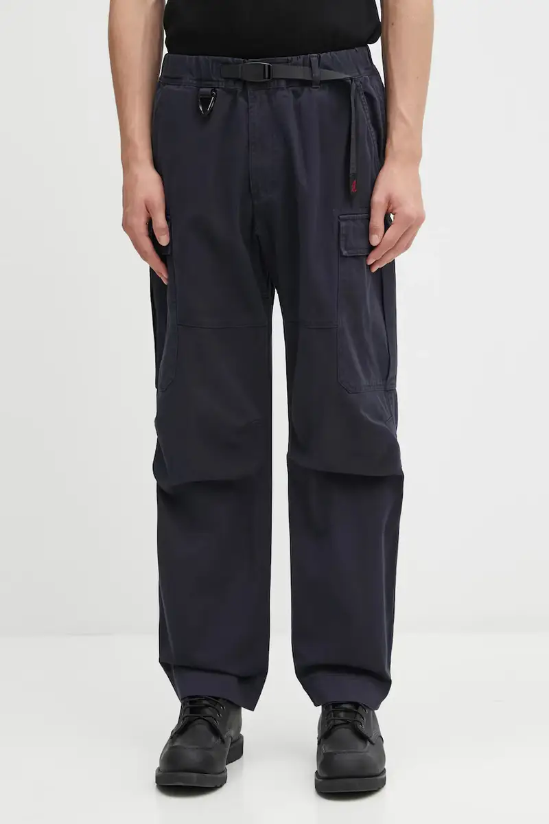 pantaloni in cotone Sierra Cargo uomo colore blu navy G5FM.P060