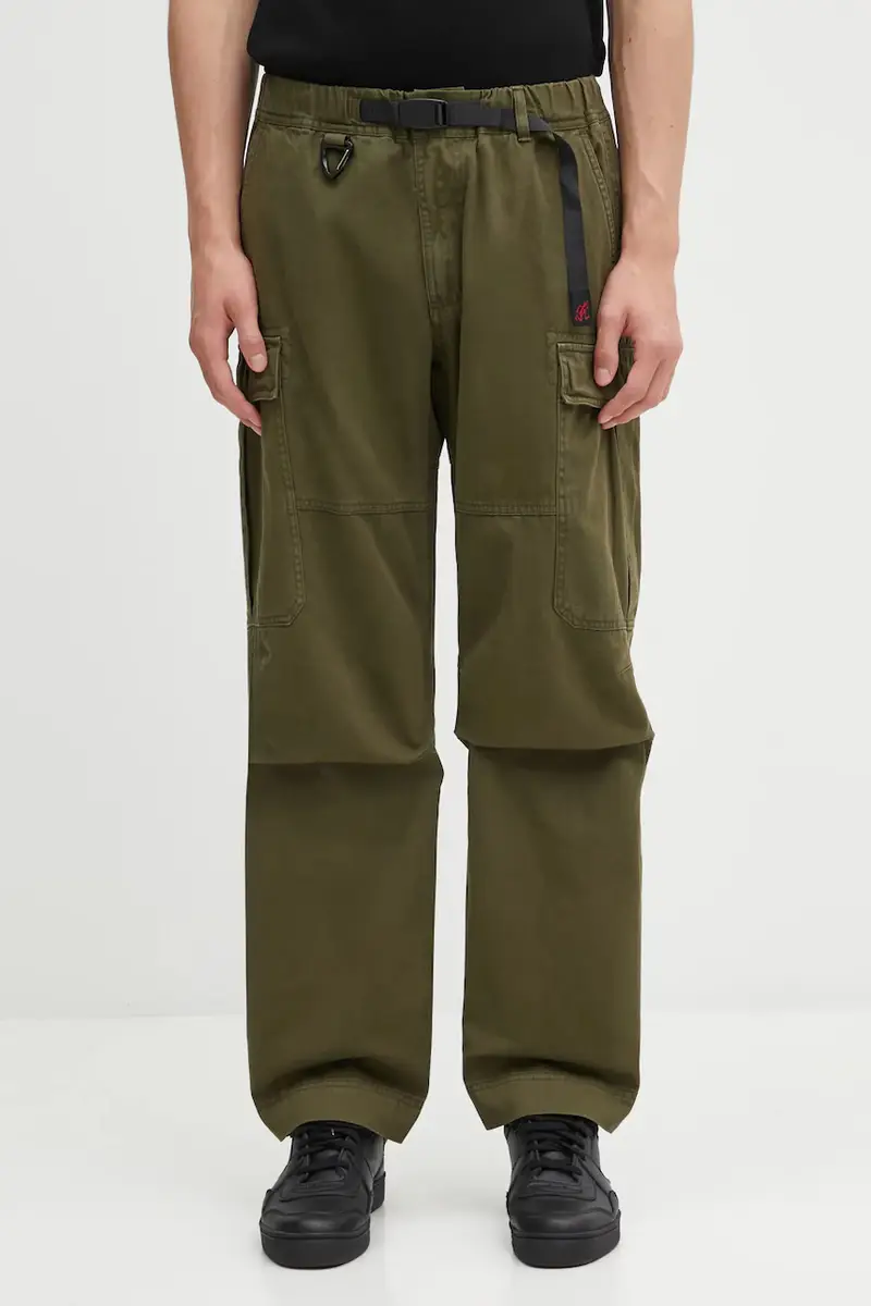 pantaloni in cotone Sierra Cargo uomo colore verde G5FM.P060