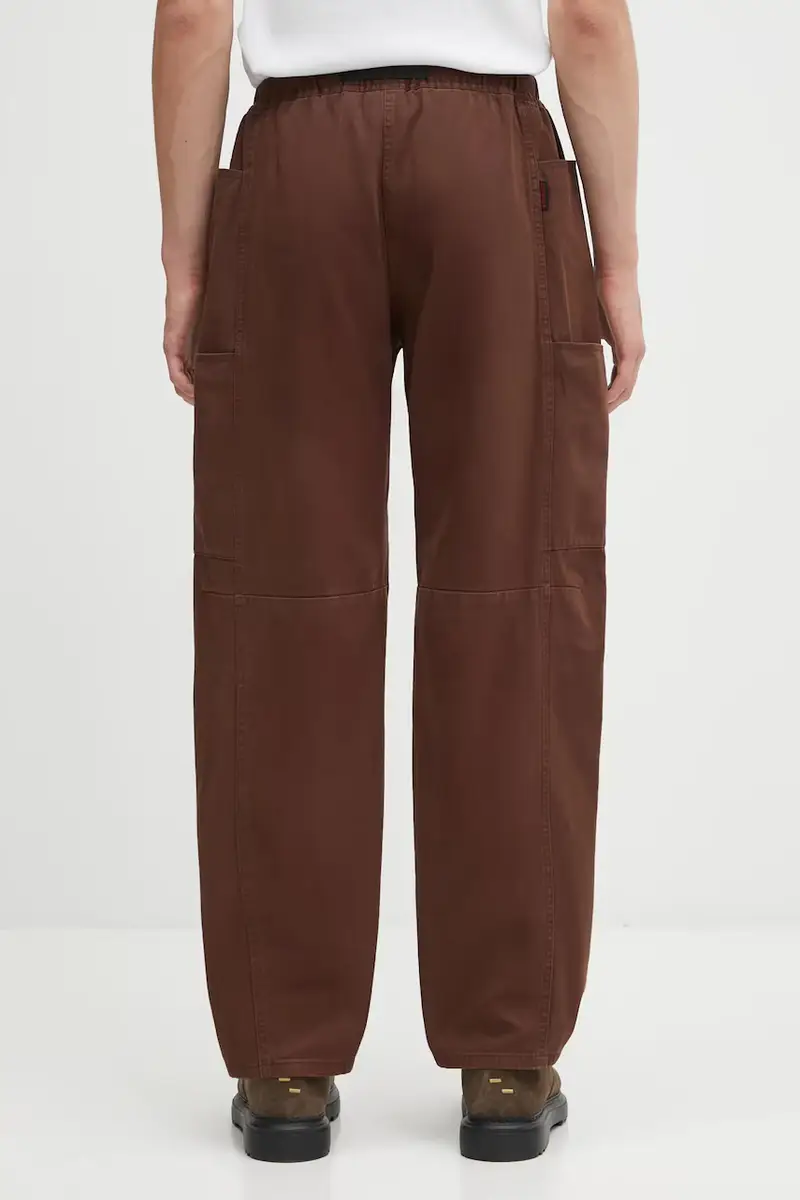 pantaloni in cotone Voyager Pant colore nero G5SM.P086 Marrone miniatura 3