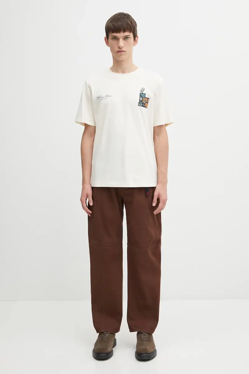 pantaloni in cotone Voyager Pant colore nero G5SM.P086 Marrone miniatura 5