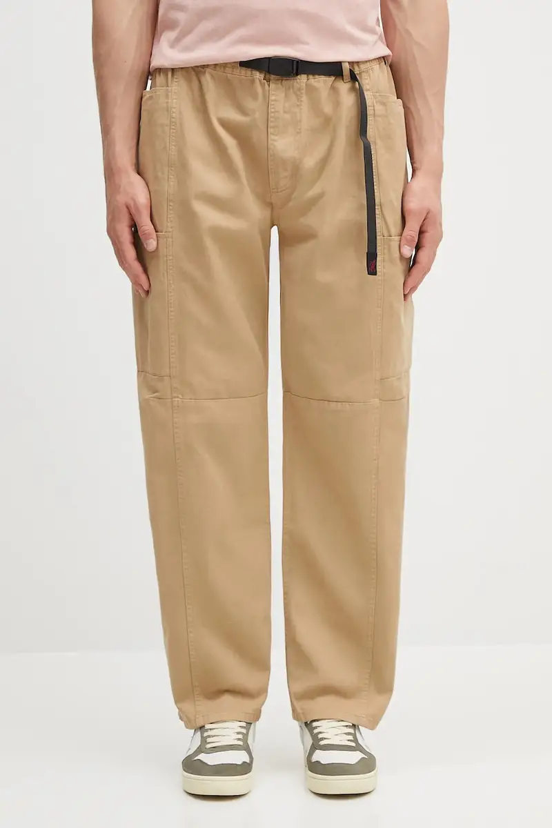 pantaloni in cotone Voyager Pant uomo colore beige G5SM.P086