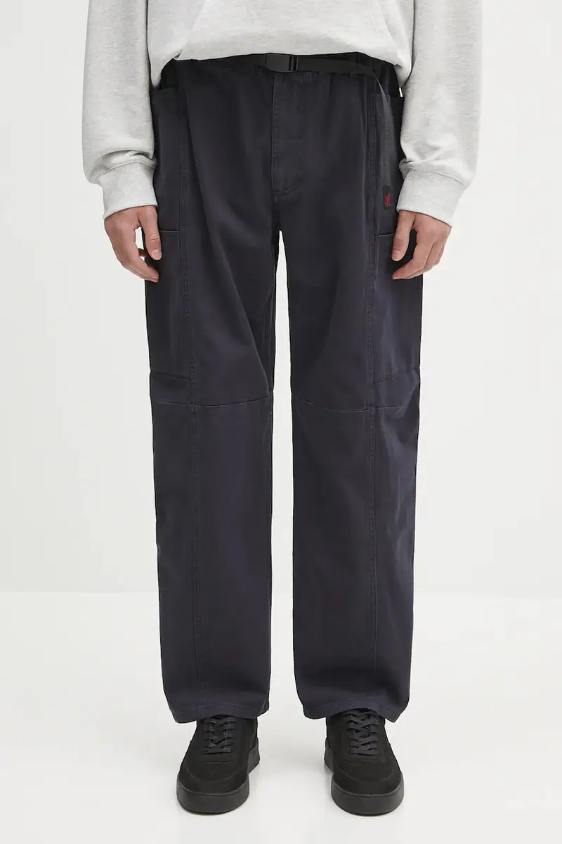 pantaloni in cotone Voyager Pant uomo colore blu navy G5SM.P086