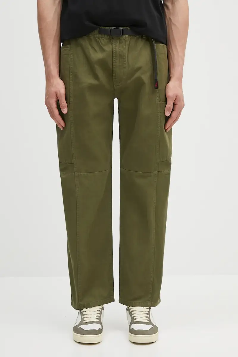 pantaloni in cotone Voyager Pant uomo colore verde G5SM.P086