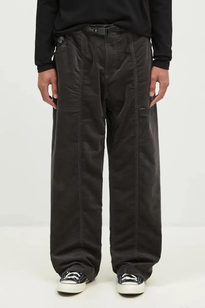 pantaloni in velluto a coste JQ Tape Corduroy Gadget Pant colore grigio GUP4.F3011.M