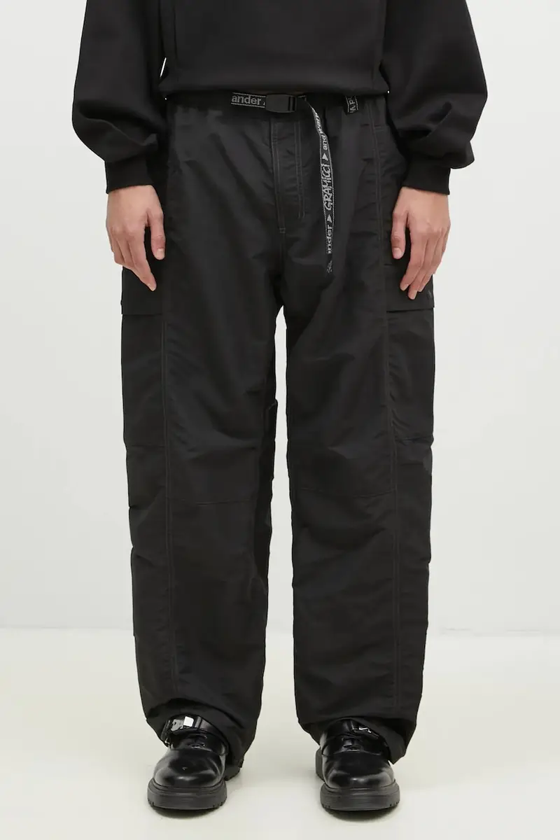 pantaloni Patchwork Wind Short uomo colore nero GUP4.F3003.M