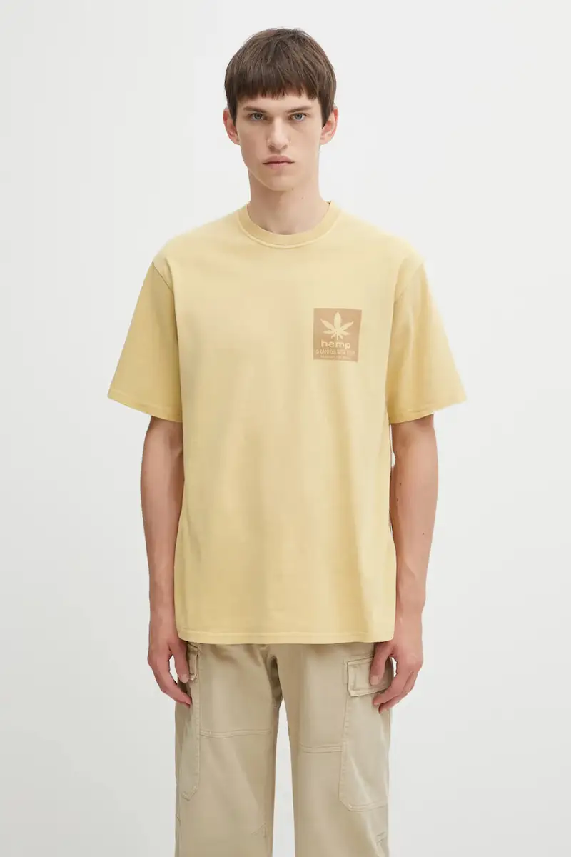 Gramicci T-shirt Uomo Giallo 3171519 miniatura 3