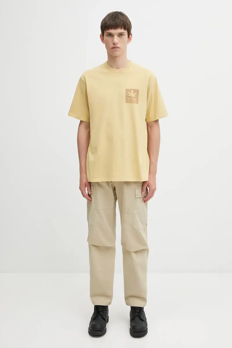 Gramicci T-shirt Uomo Giallo 3171519 miniatura 5