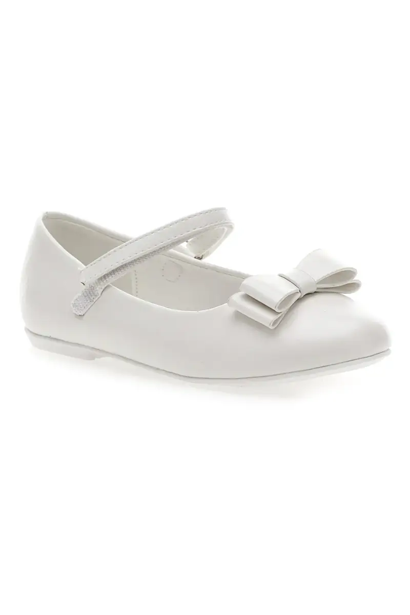 Ballerine Bianche con Cinturino e Fiocco GRAZIE GIRL 39G2509S [BIANCO] miniatura 2