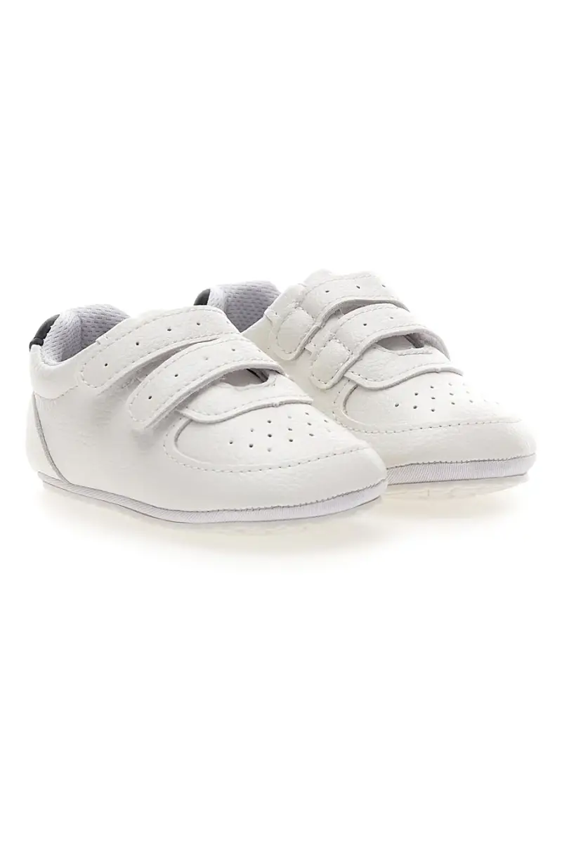 Sneakers bianche con strappi e dettagli blu Grazie girl 392603S [BIANCO miniatura 2