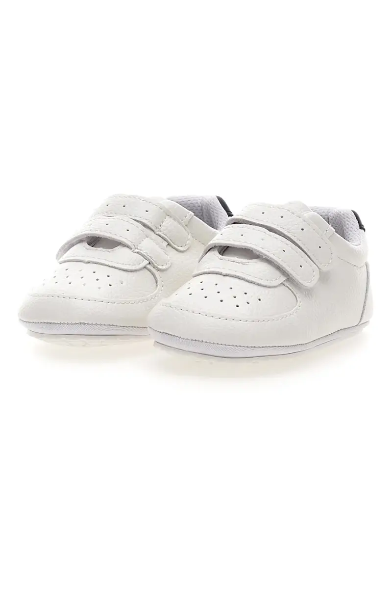 Sneakers bianche con strappi e dettagli blu Grazie girl 392603S [BIANCO miniatura 3