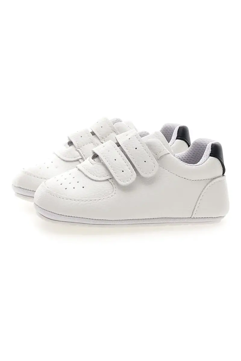 Sneakers bianche con strappi e dettagli blu Grazie girl 392603S [BIANCO miniatura 4