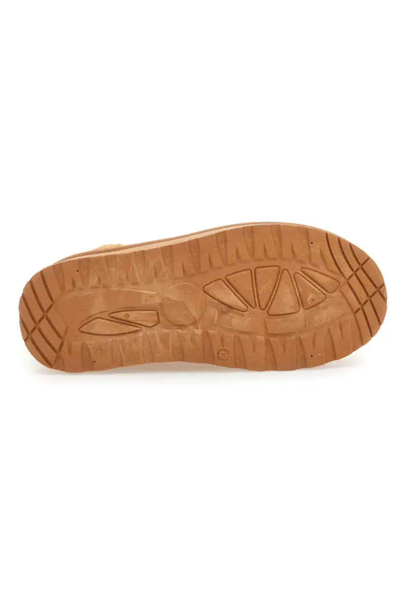 Stivaletti cuoio con fibbia e interno caldo con pelo Grazie Girls GB2032 [CAMEL] miniatura 5