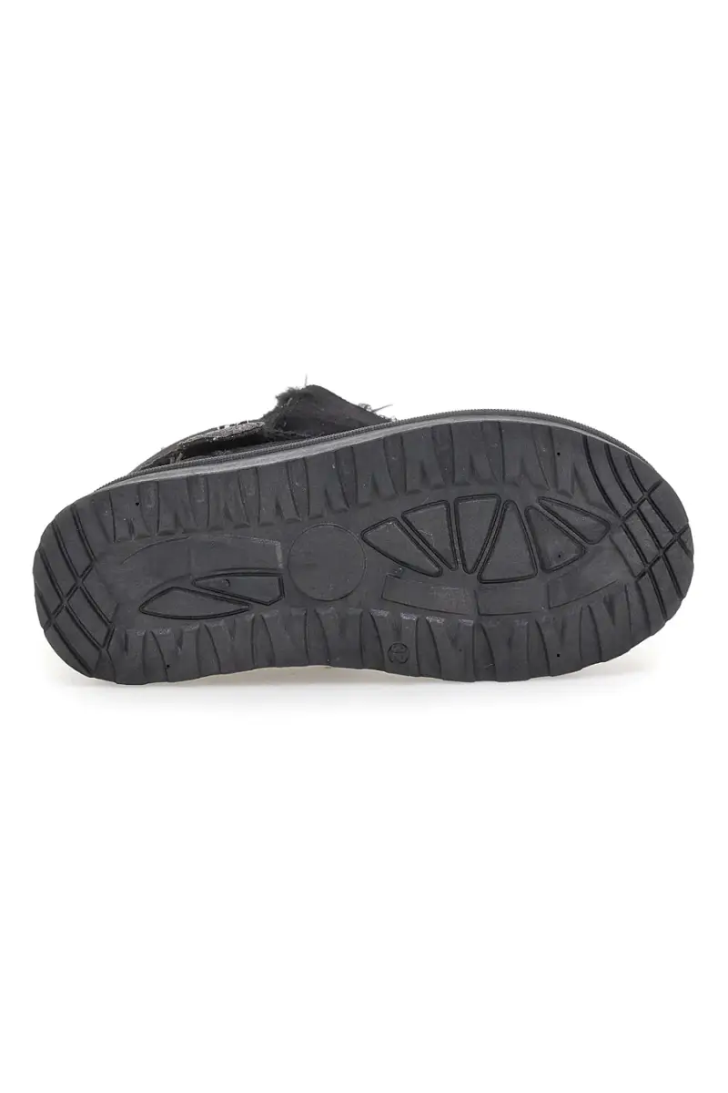 Stivaletti neri con cuore glitter e interno caldo con pelo [NERO] miniatura 5