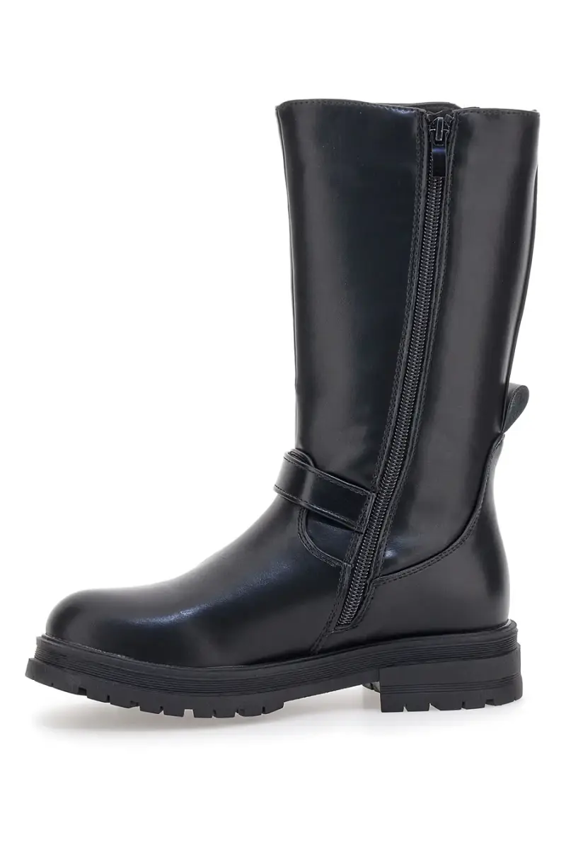 Stivali neri con scritte colorate e stella pendente Grazie Girl 590334 [NERO] miniatura 5